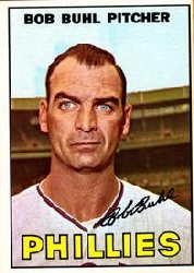1967 Topps Baseball Cards      068      Bob Buhl